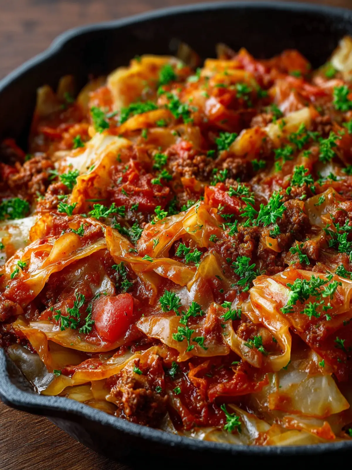 Unstuffed Cabbage Roll Skillet First Image