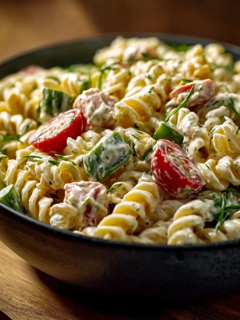 Creamy Ranch Protein Pasta Salad First Image
