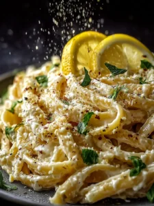creamy lemon parmesan pasta First Image