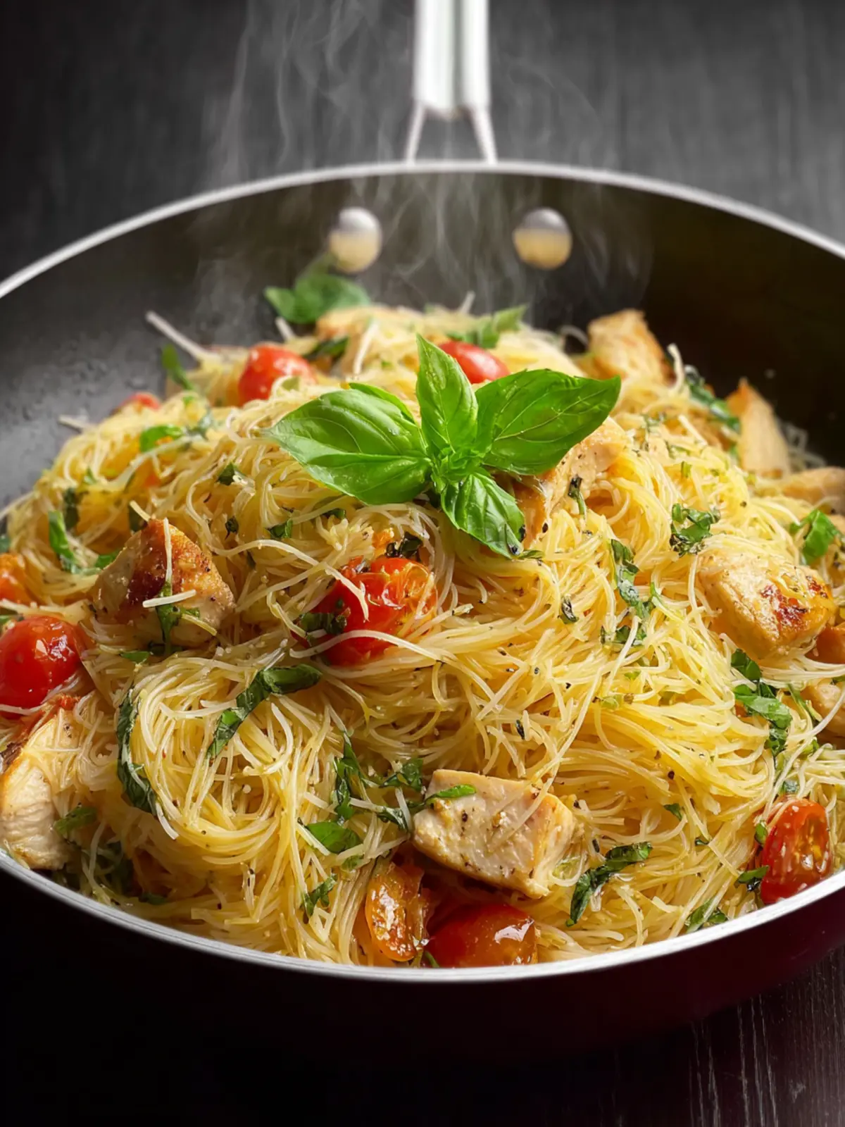 25-Minute Angel Hair Pasta with Chicken First Image