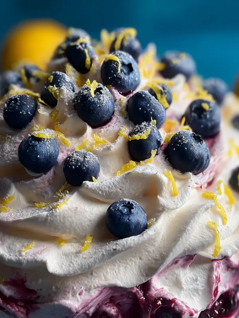 Easy Lemon Blueberry Fluff First Image