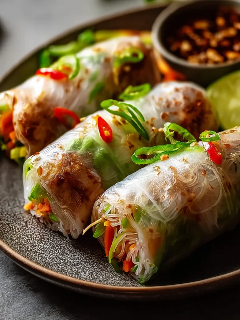 Taste Air Fryer Rice Paper Noodle Rolls First Image