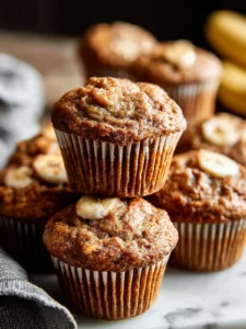 Healthy Banana Muffins First Image
