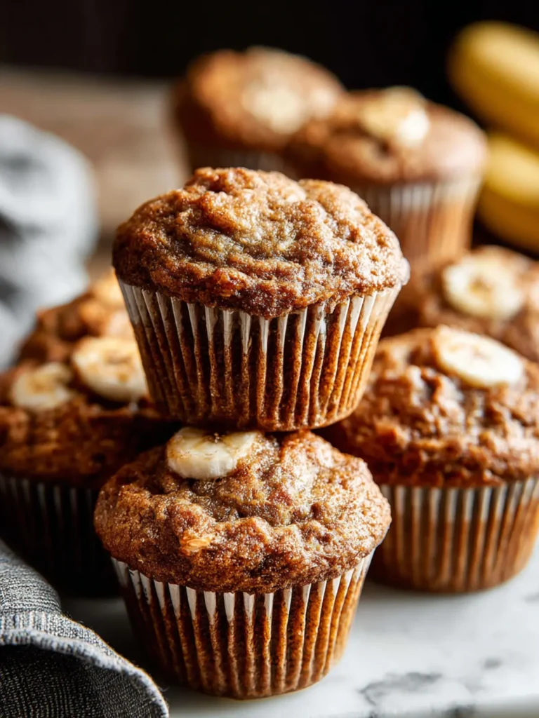 Healthy Banana Muffins First Image