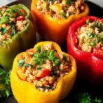 Ground Turkey Stuffed Peppers Recipe First Image