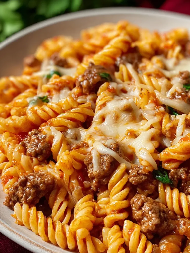 Cheesy Rotini Beef First Image