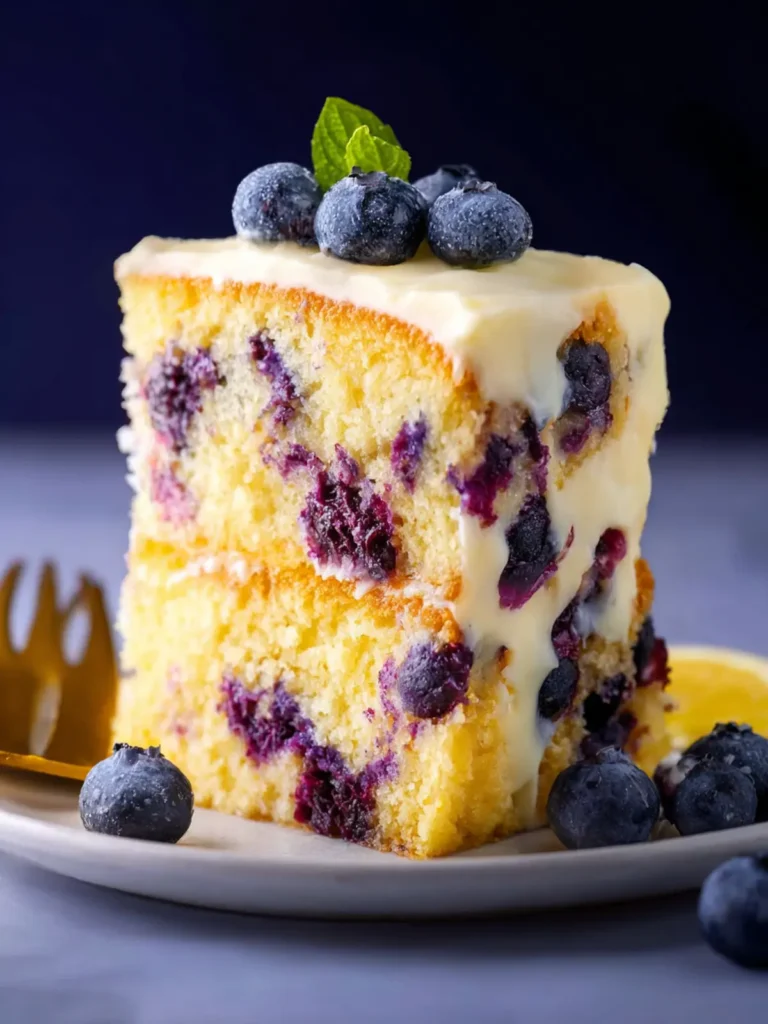 Lemon Blueberry Cake First Image