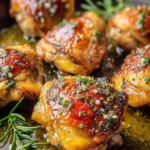 Juicy Baked Boneless Skinless Chicken Thighs Recipe First Image