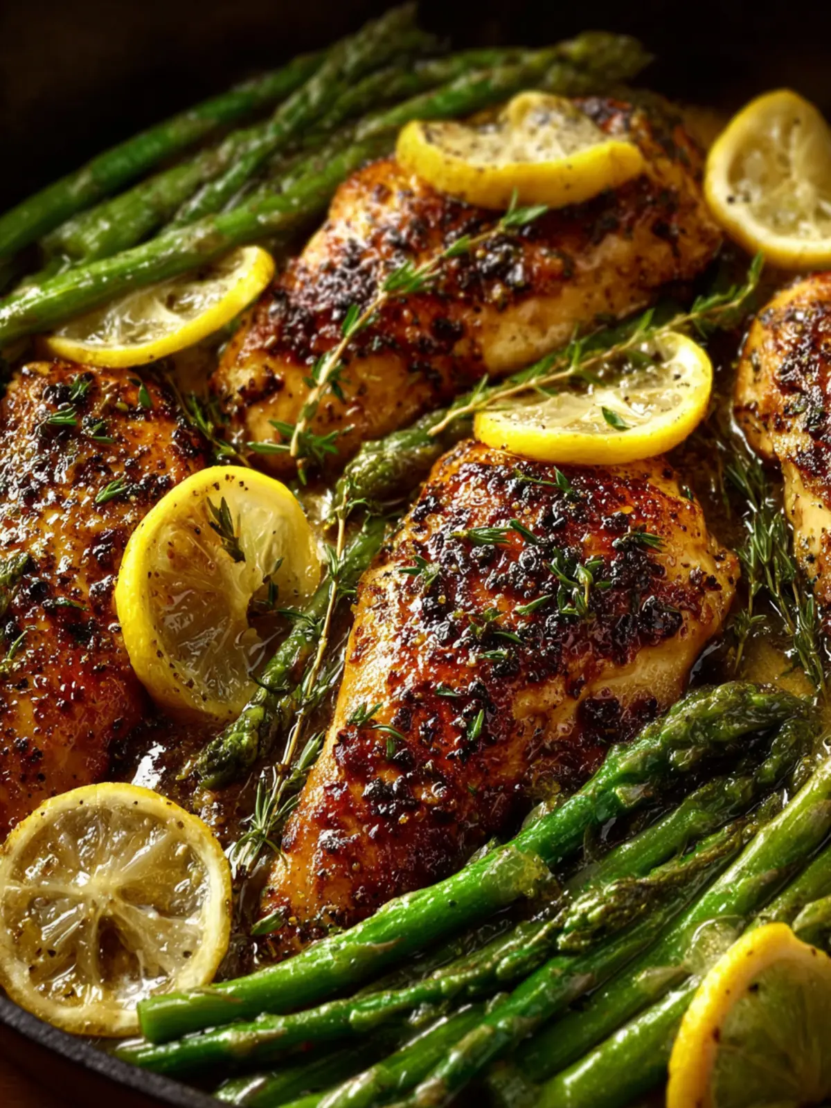 One-Pan Lemon Herb Chicken and Asparagus First Image