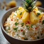 Creamy Coconut Pineapple Rice Recipe First Image