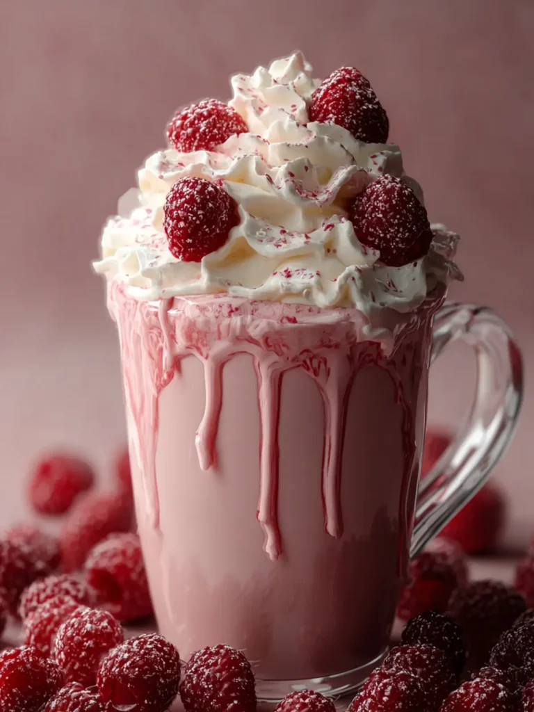 Raspberry White Hot Chocolate First Image