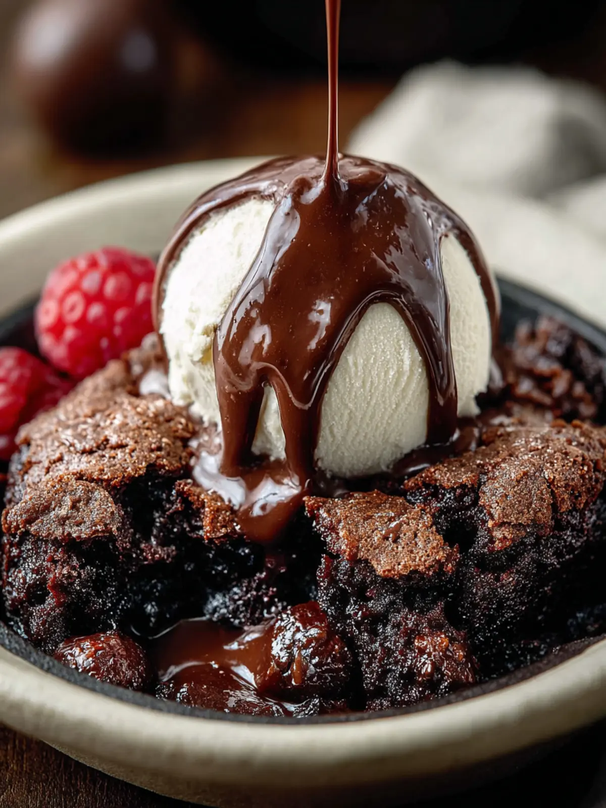 Decadent Chocolate Cobbler: Irresistibly Gooey Delight
