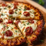 Keto Cottage Cheese Pizza Crust First Image