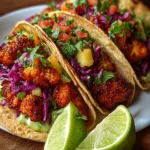 Vegan Smoky BBQ Cauliflower Tacos First Image