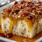 Butter Pecan Praline Poke Cake First Image