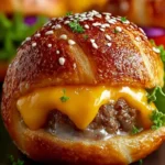 Cheeseburger Pretzel Bombs First Image