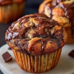 Nutella Banana Swirl Muffins First Image
