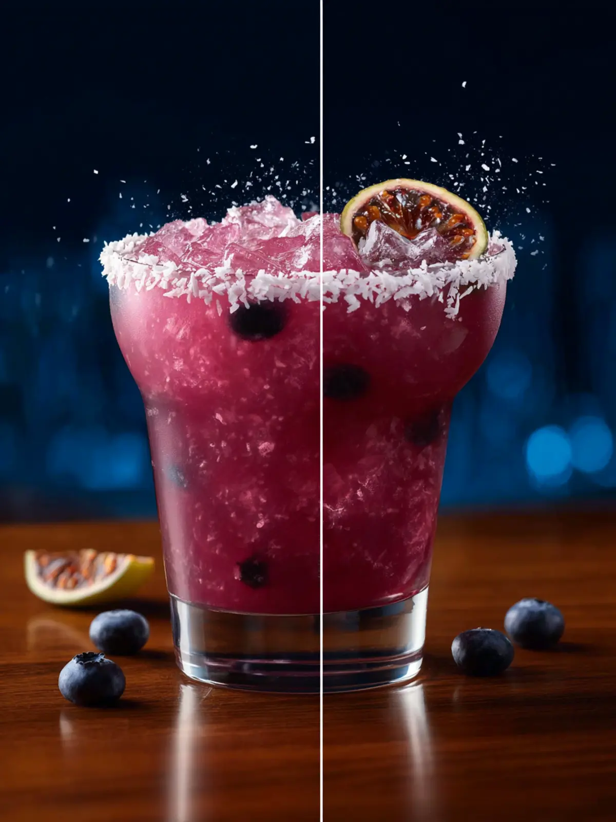 Blueberry Coconut Crush Drink Recipe First Image