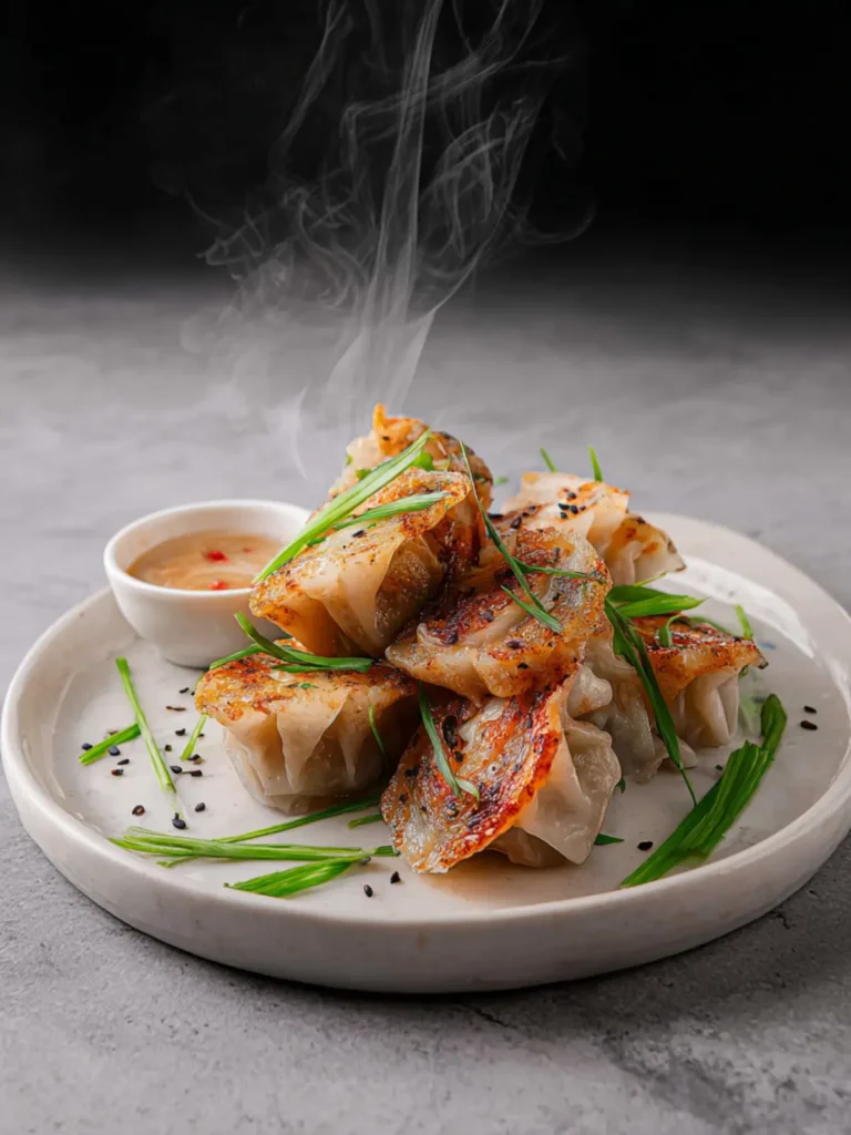 Rice Paper Dumplings With Chicken and Shrimp First Image