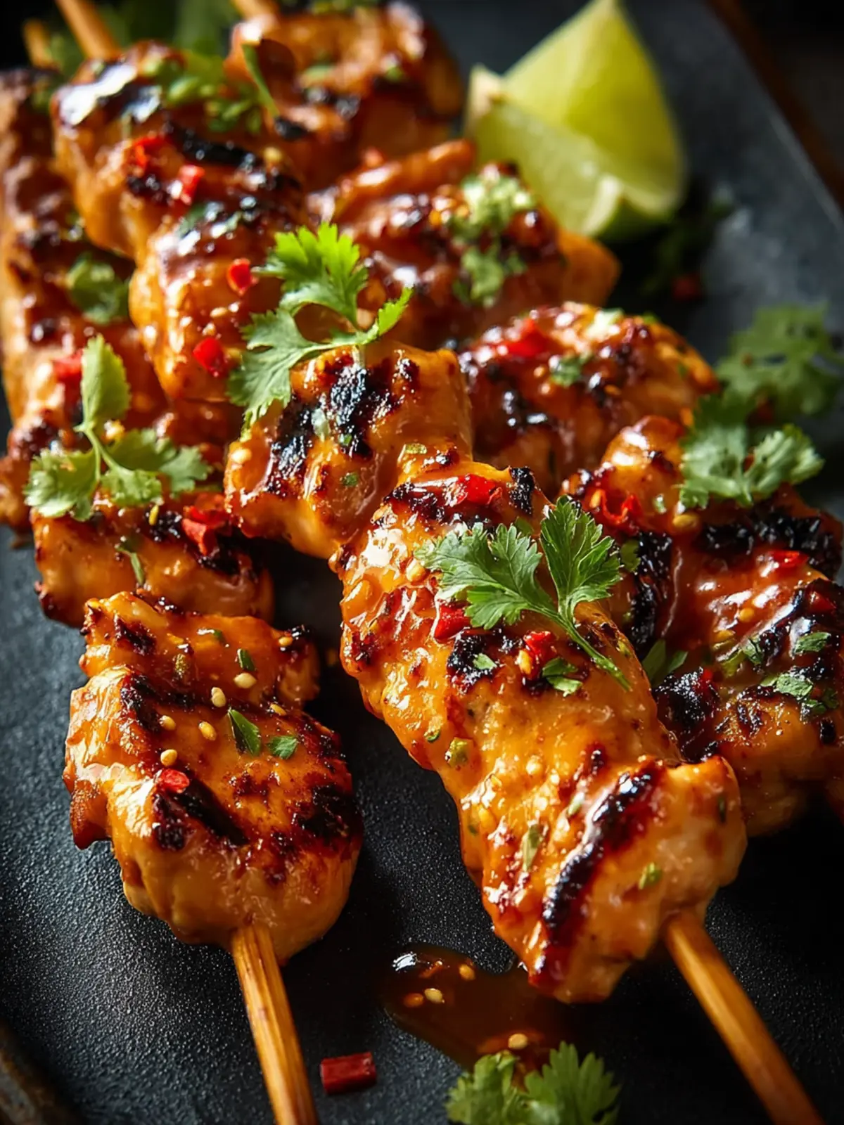 Bang Bang Chicken Skewers First Image