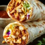 Crispy BBQ Chicken Wraps First Image