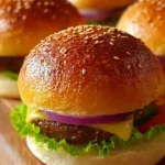Soft, Fluffy Homemade Burger Buns First Image