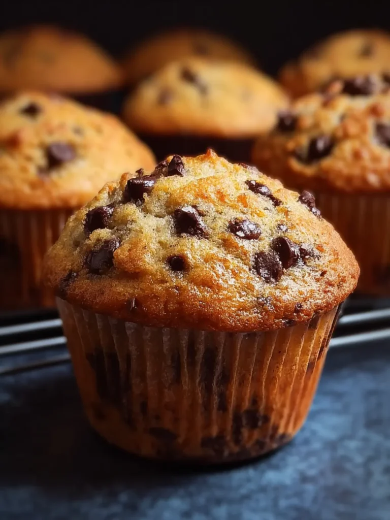 Easy Chocolate Chip Muffins First Image