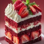 Strawberry Velvet Cake First Image