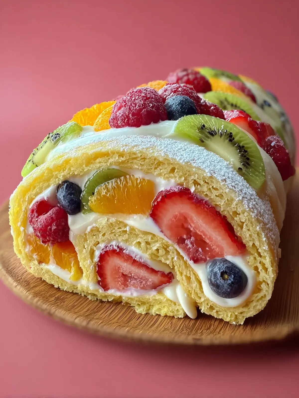 Creamy Fruit Salad Rollups First Image