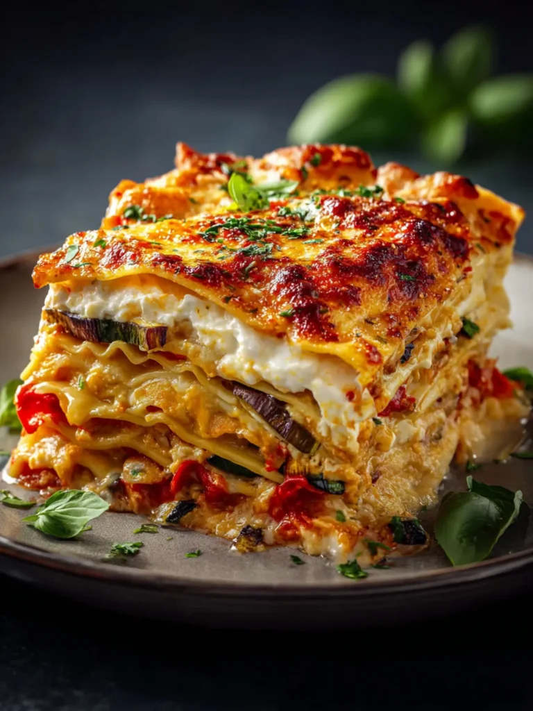 Veggie Lasagna with Creamy Ricotta First Image