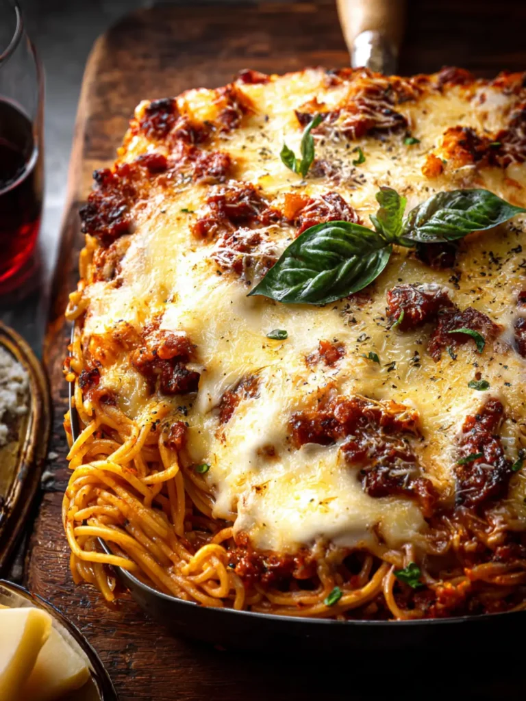 Million Dollar Baked Spaghetti. First Image