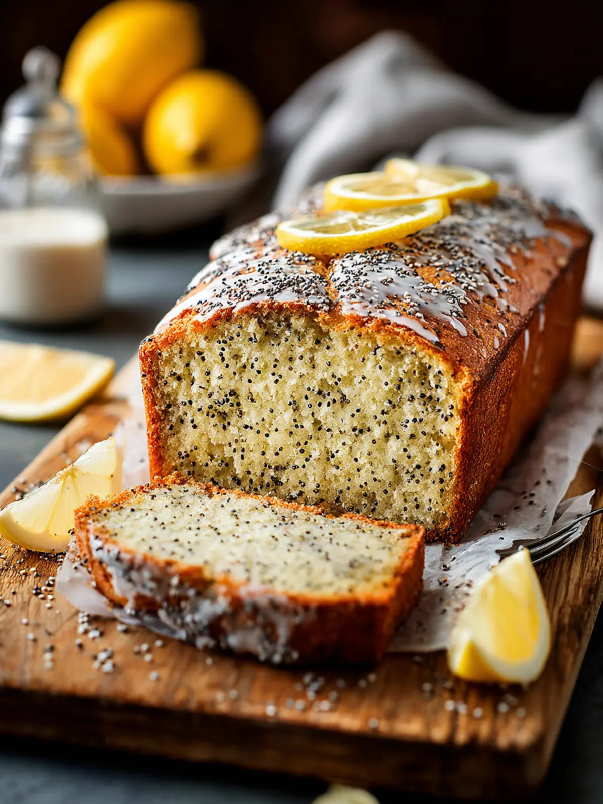 Lemon Poppy Seed Bread First Image