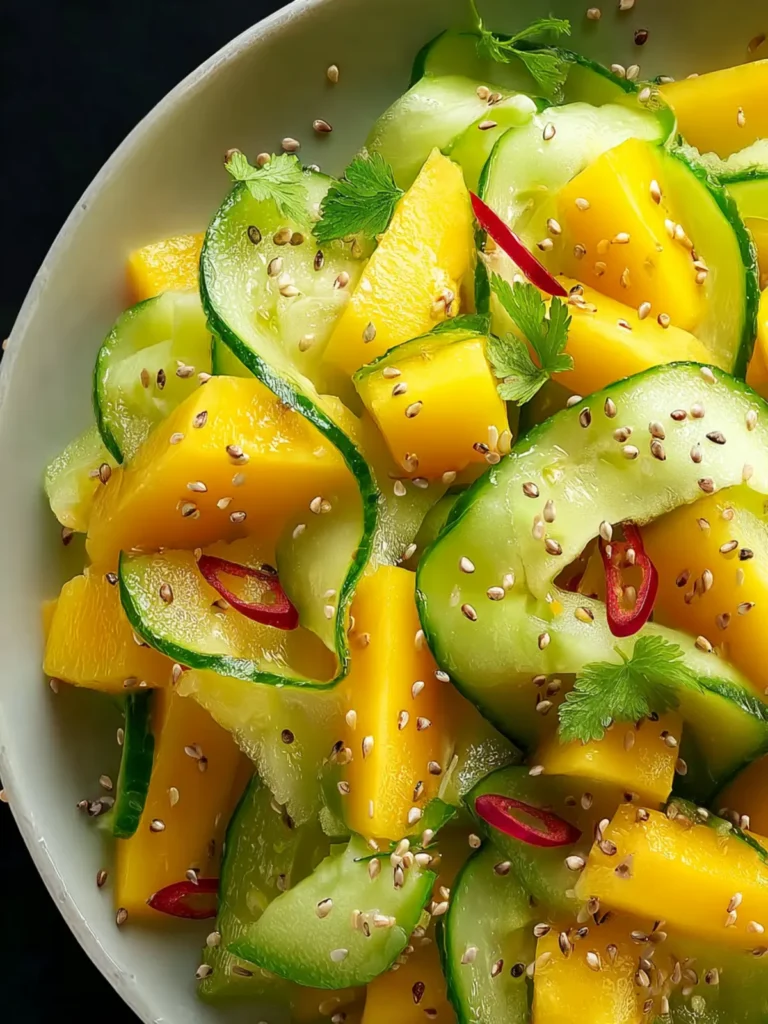 Mango and Cucumber Salad First Image