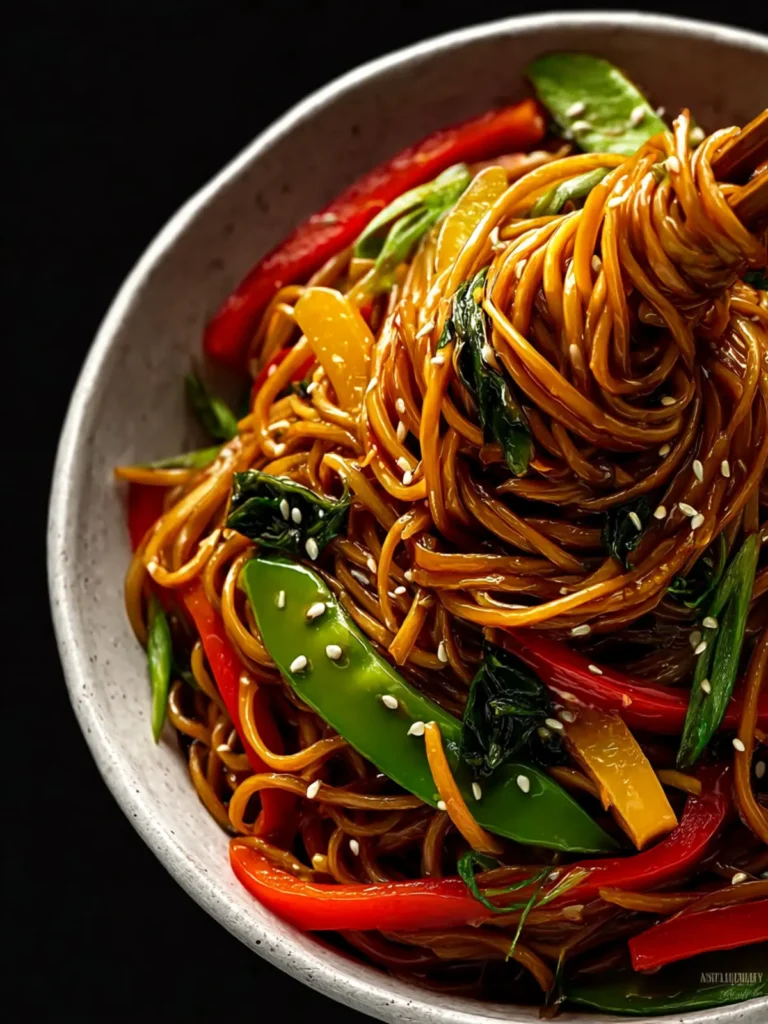 Soy Ginger Noodles Recipe First Image