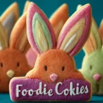 No Bake Bunny Print Cookies First Image