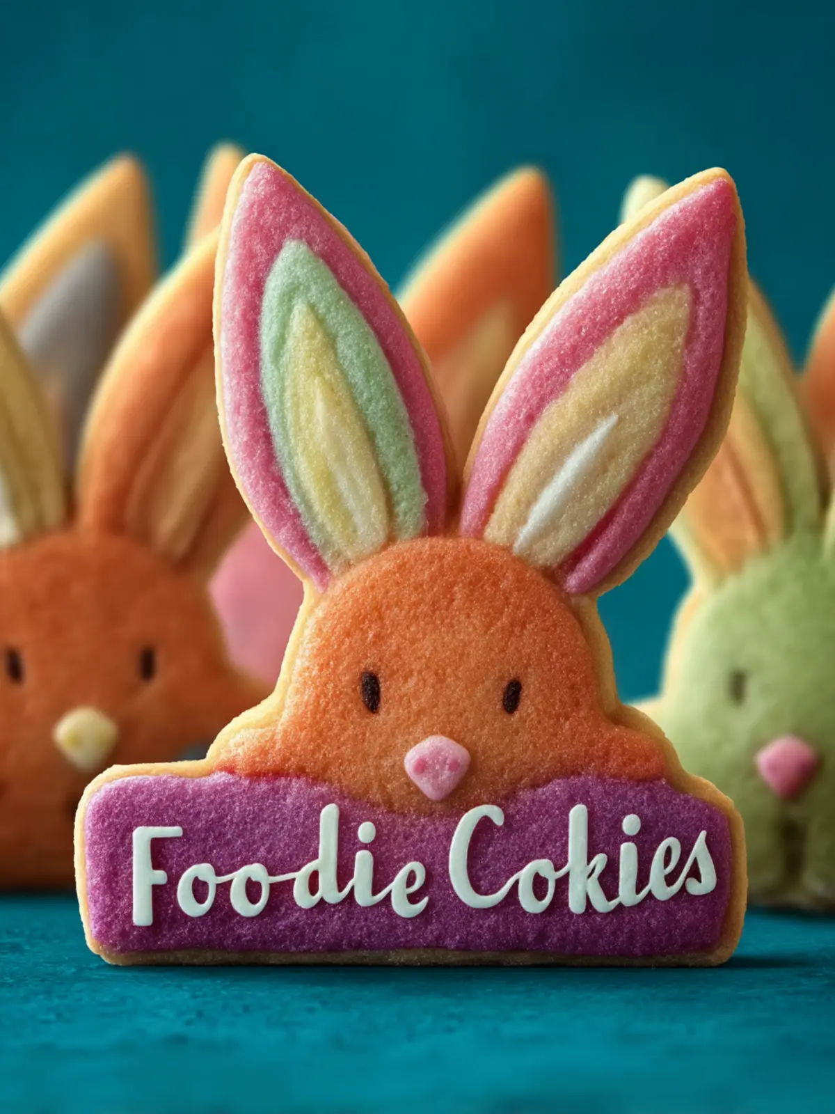 No Bake Bunny Print Cookies: Easy Treats for Spring Fests