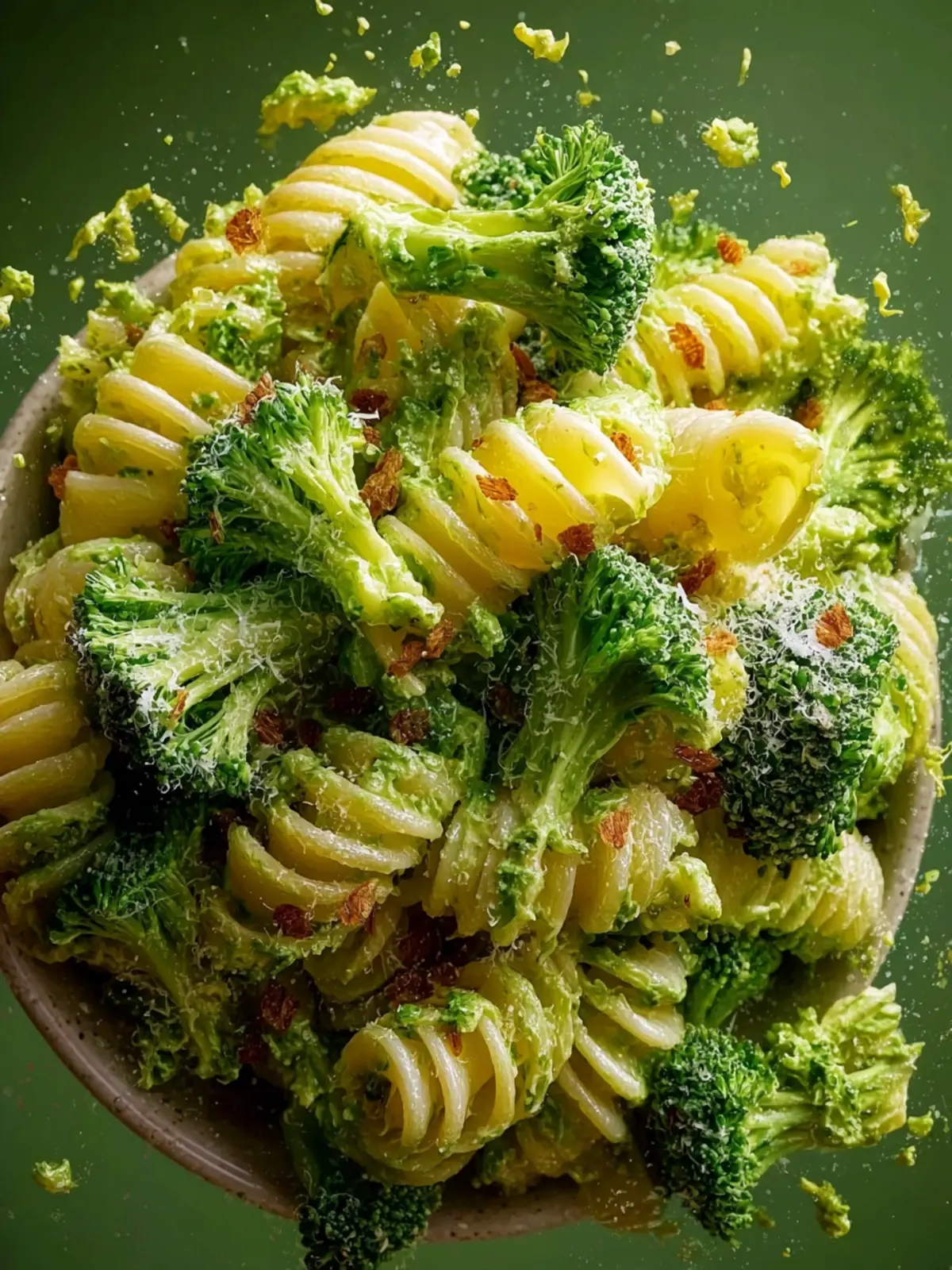Smashed Broccoli Pasta First Image