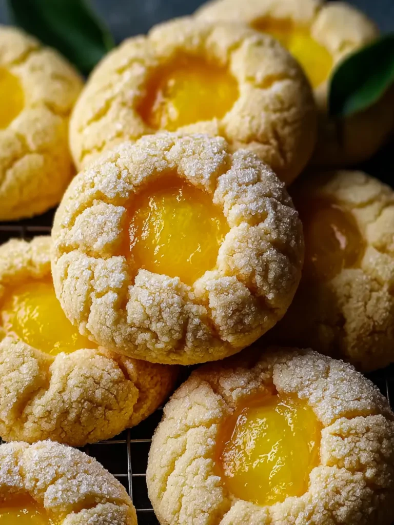 Lemon Thumbprint Cookies First Image