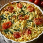 Creamy Easy Boursin Orzo Bake First Image