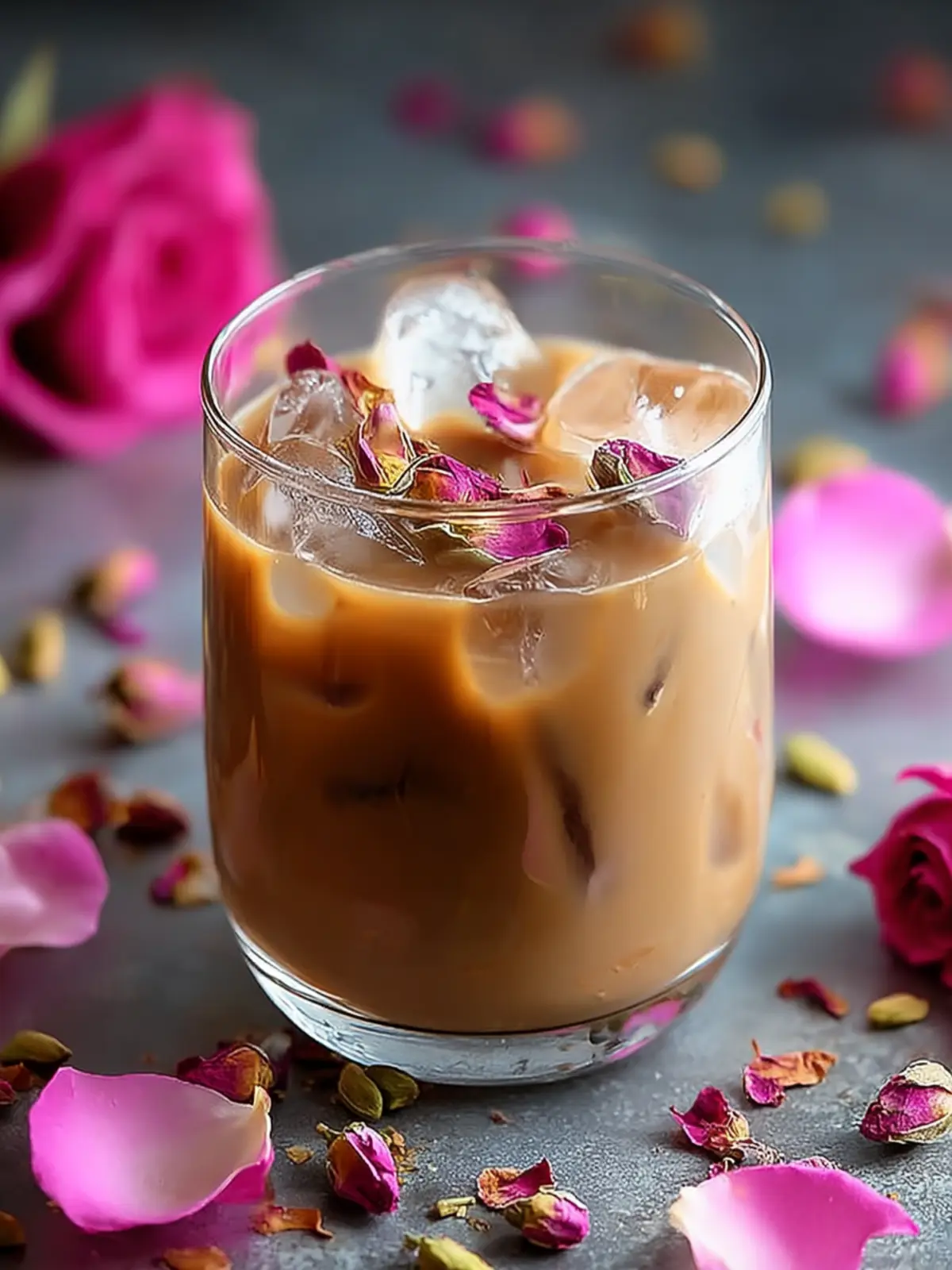 Cardamom Rose Iced Coffee: Indulgent Bliss in Every Sip